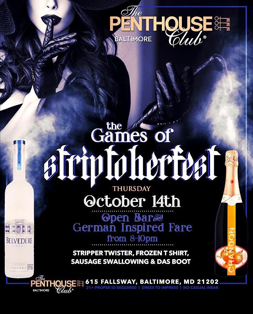 Striptoberfest, Penthouse Club Baltimore, 14 October to 15 October