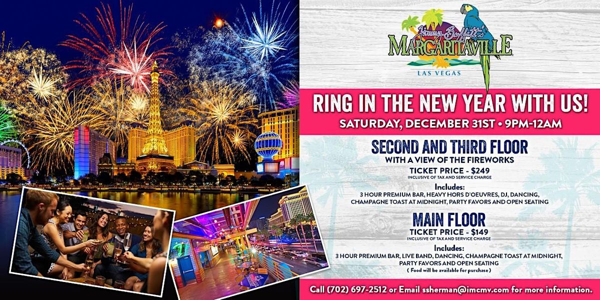 Margaritaville Las Vegas New Year's Eve Party Tickets, Sun,, 44% OFF