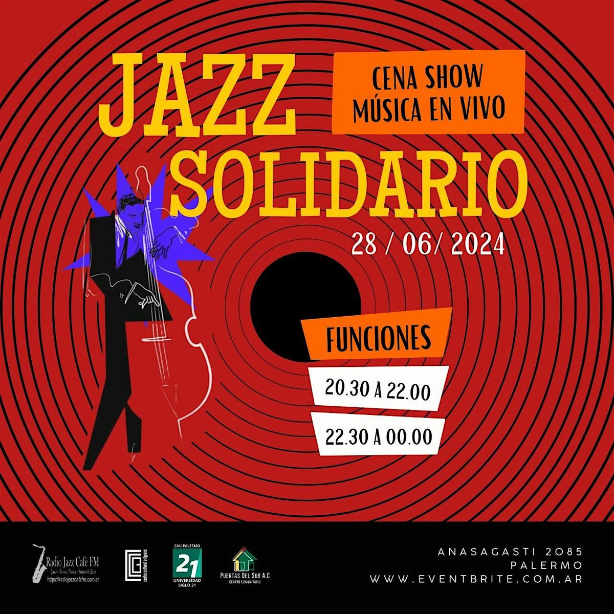 Jazz solidario Cena Show