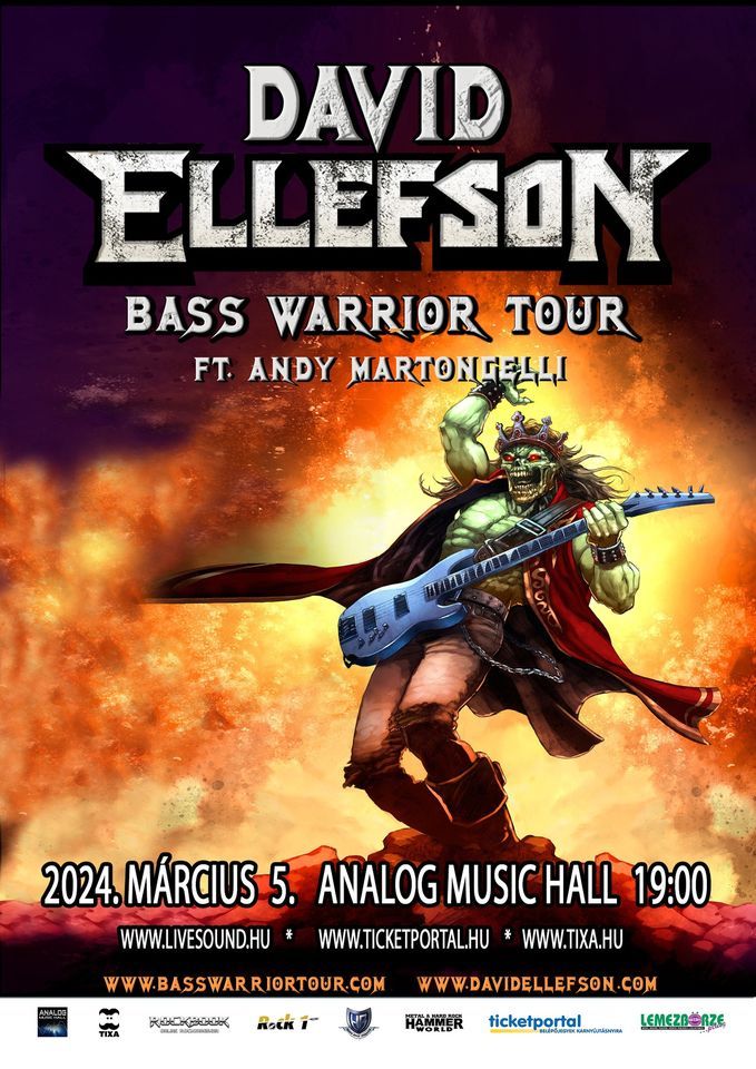 David Ellefson - Bass Warrior Tour - Budapest