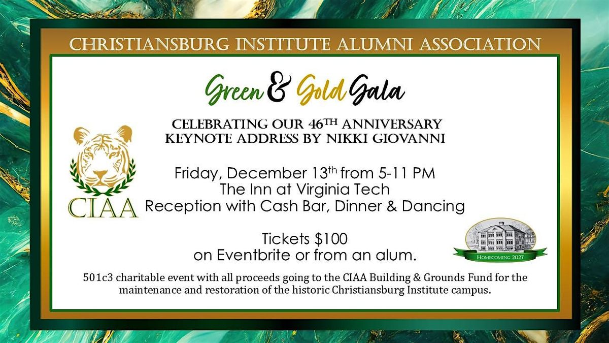 46th Anniversary Green & Gold Gala