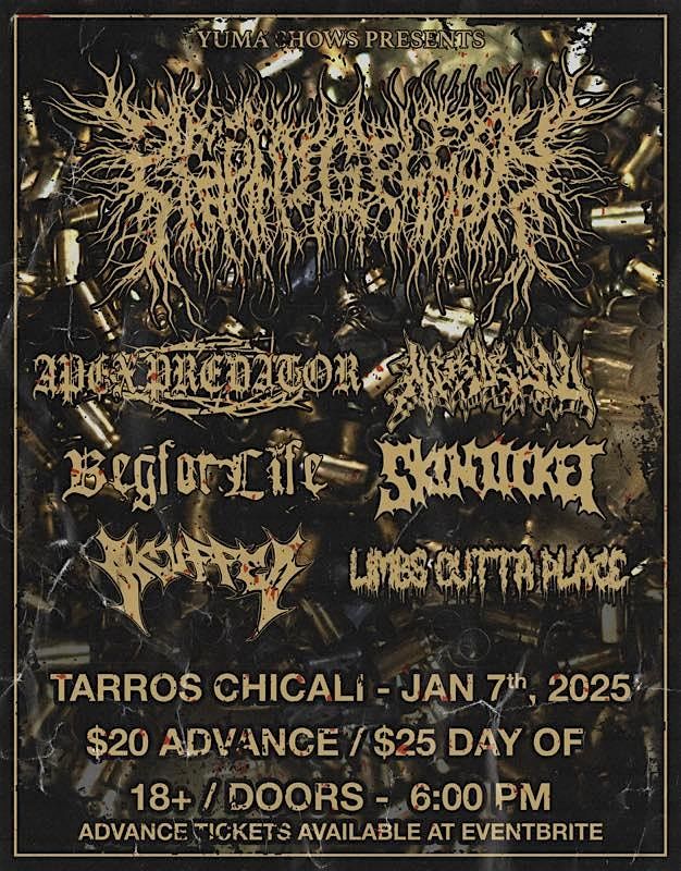 PEELING FLESH, APEX PREDATOR, INSIDE YOU, BEG FOR LIFE + more