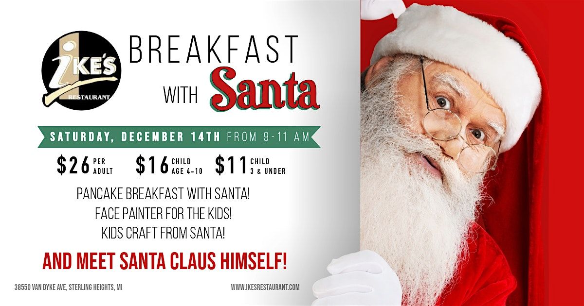 Breakfast with Santa Claus