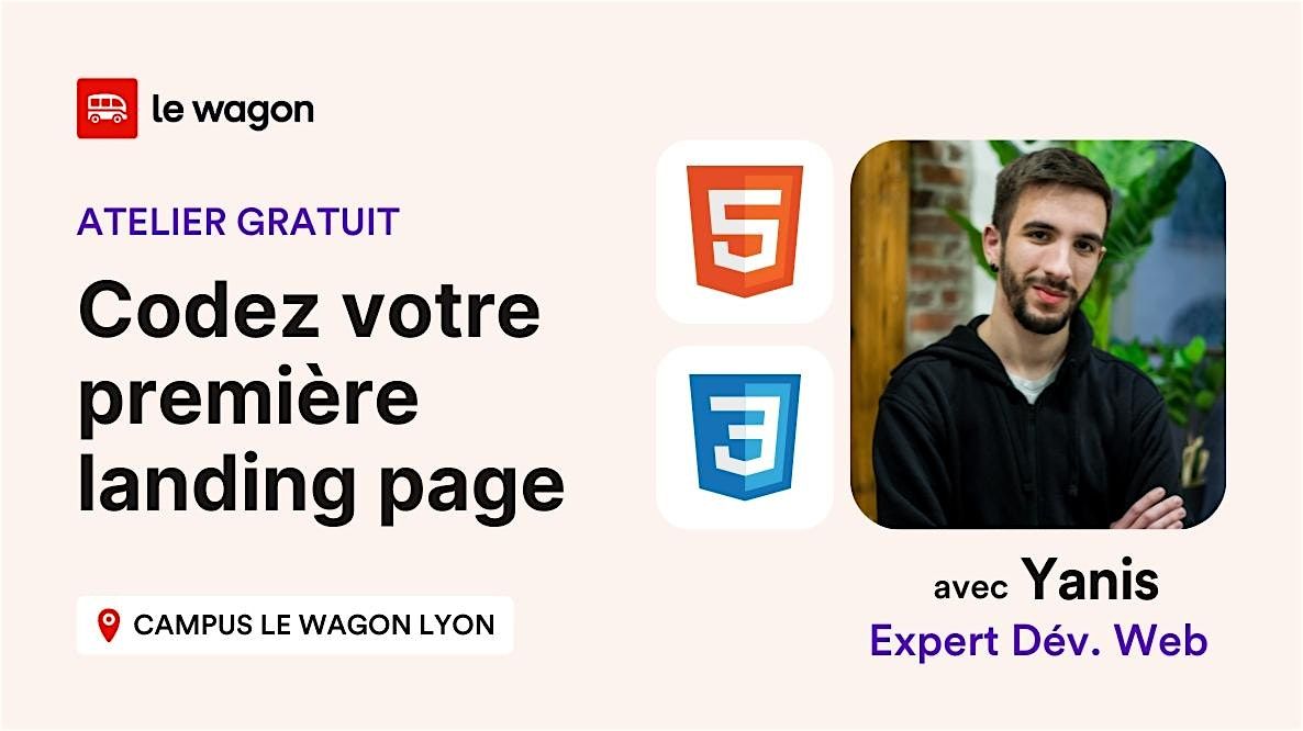 Codez votre premi\u00e8re landing page en HTML & CSS