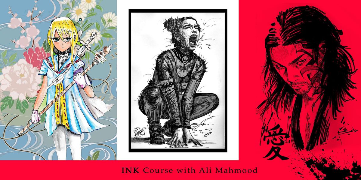 INK in Berlin - Drawing course, Zemin Berlin, 30 September 2022