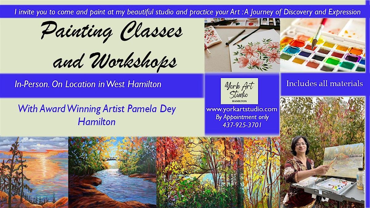 Painting Class Workshop. Art Drawing Painting in Hamilton Ontario