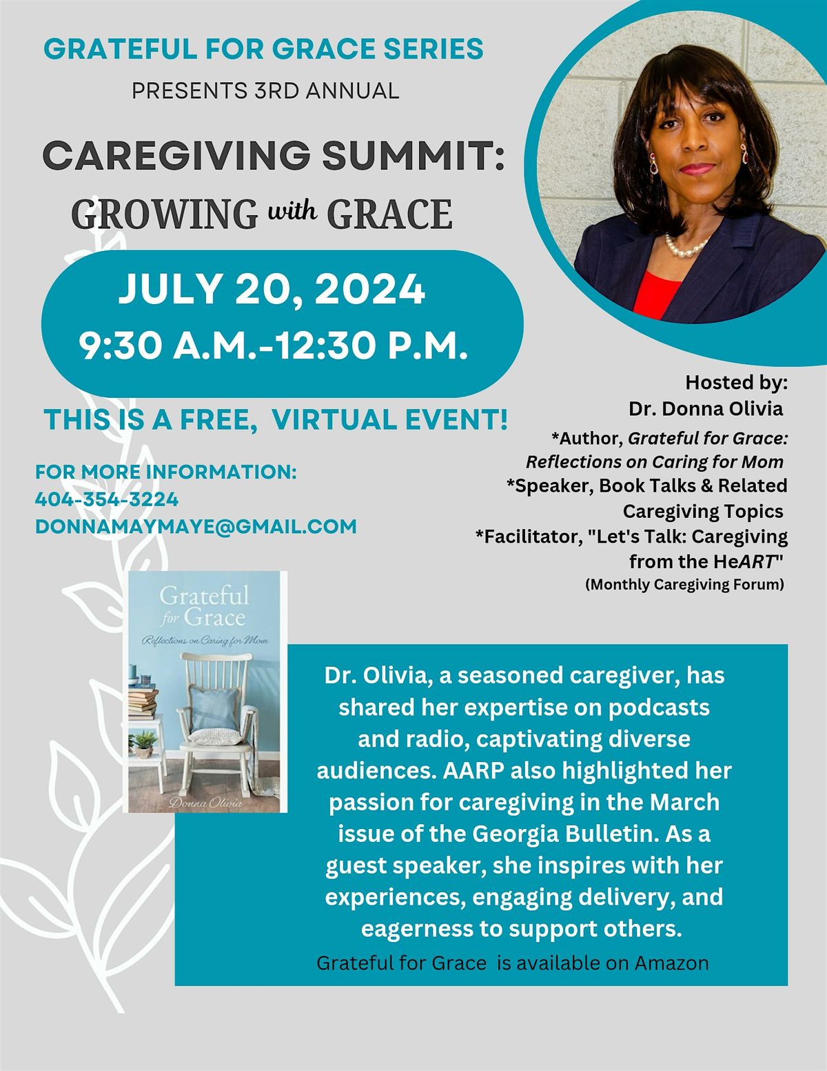 The Grateful for Grace Series presents: The 3rd Annual Caregiving Summit