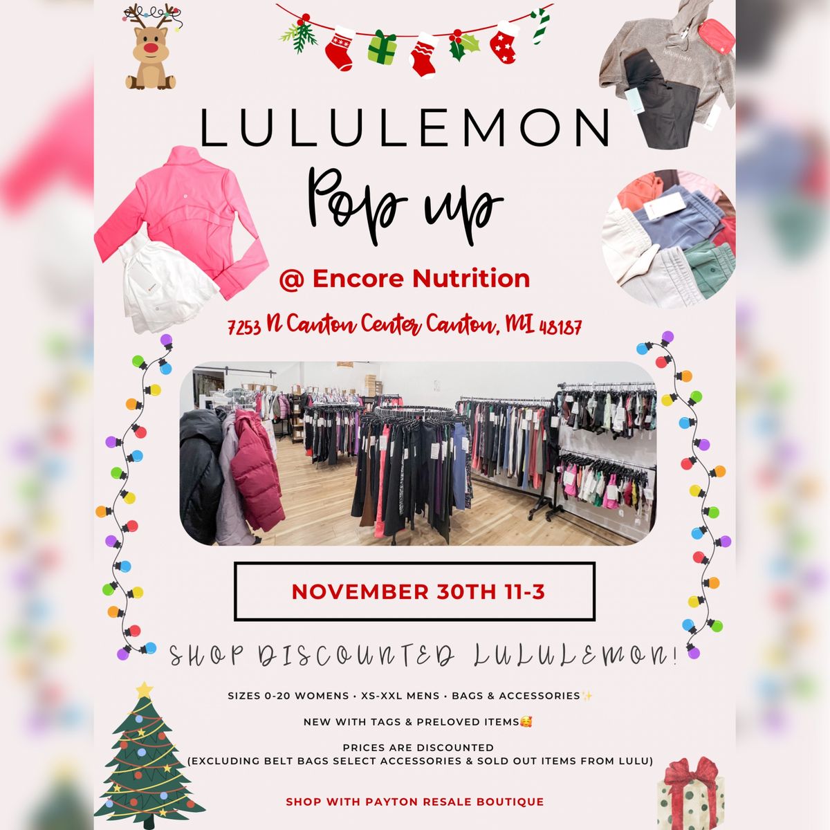 LULULEMON pop up in CANTON\ud83d\udecd\ufe0f