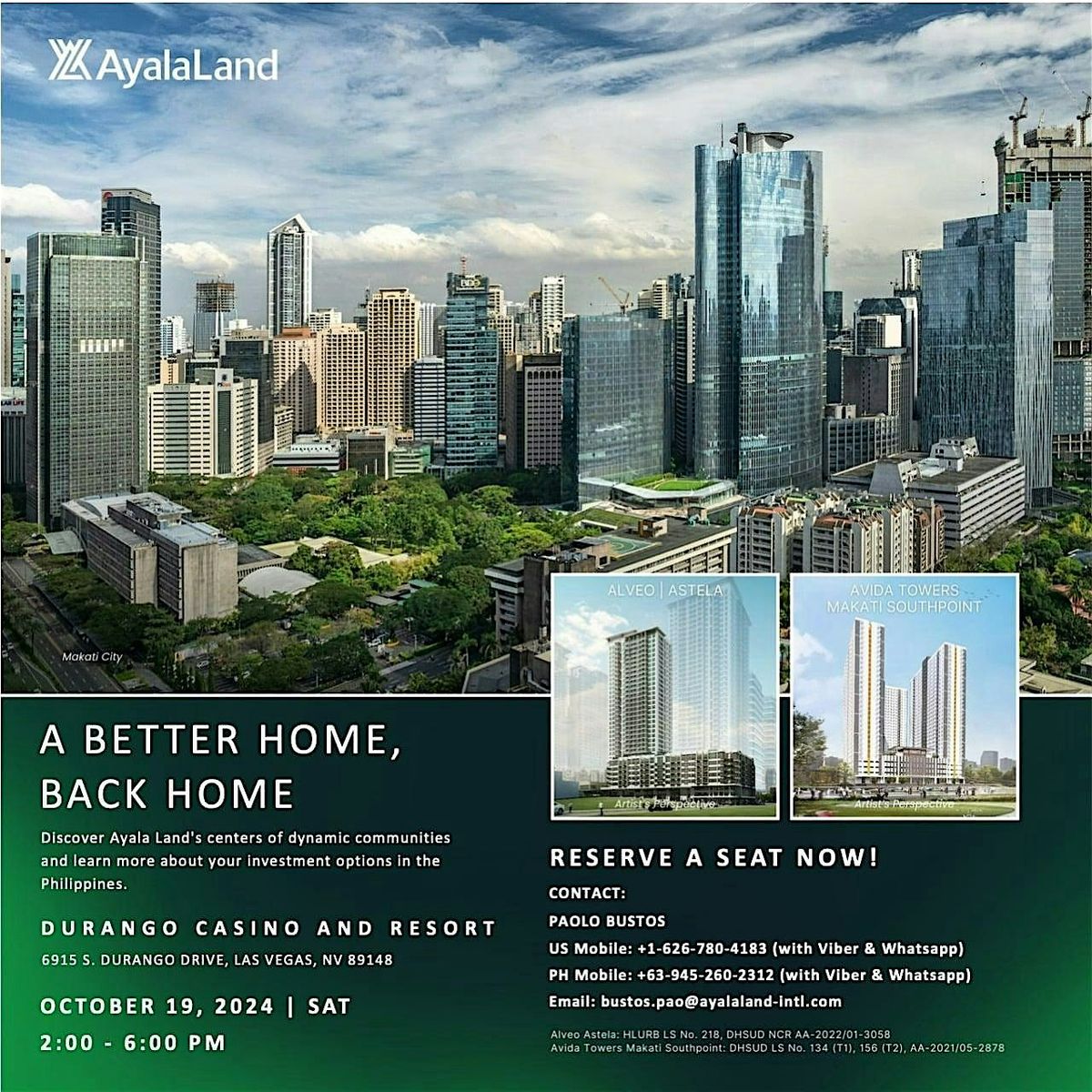 AYALA LAND: A Better Home, Back Home in the Philippines