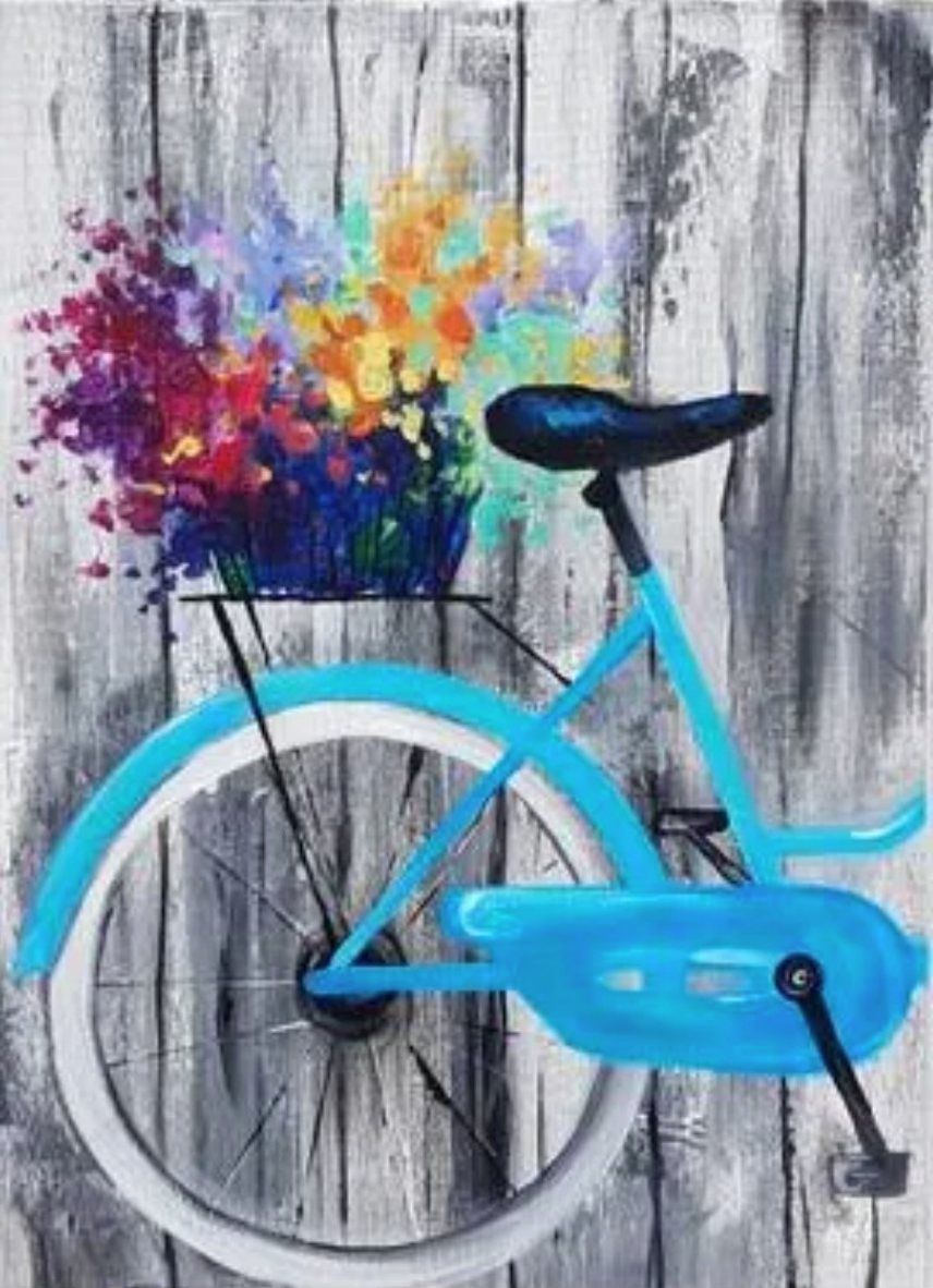 Paint Nite Event- "Blooming Bicycle" 