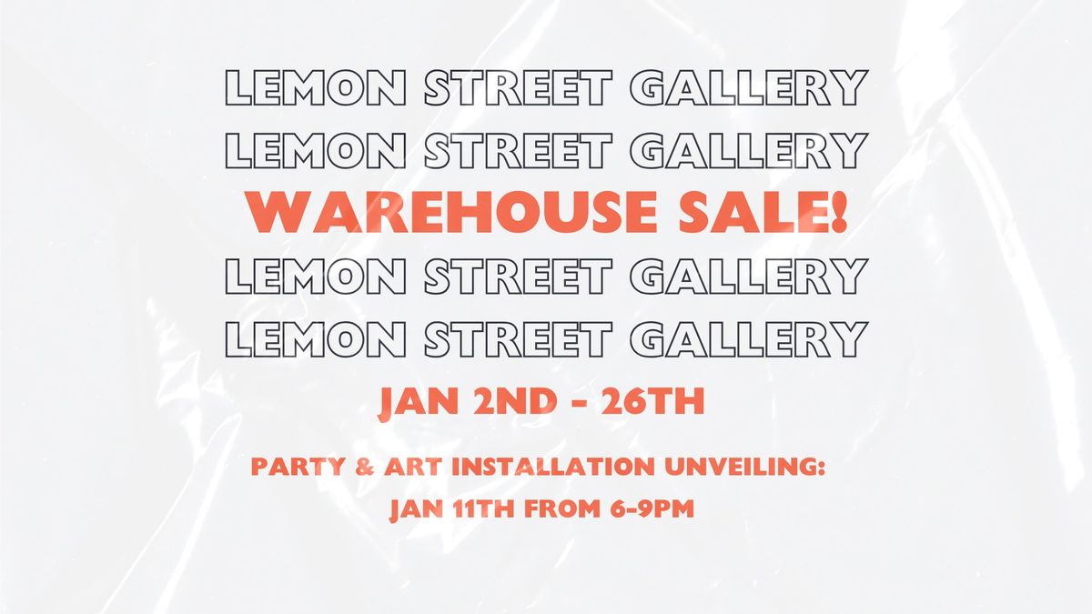 Warehouse Sale Party!