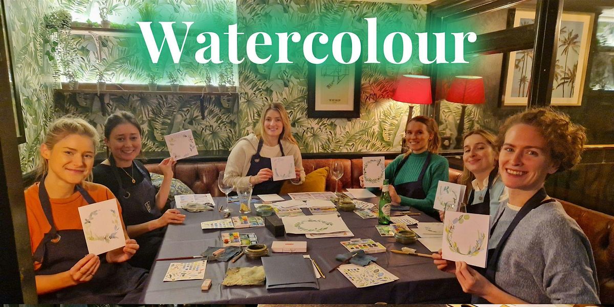 Monthly Watercolour Class - Beginner Friendly - Waterloo
