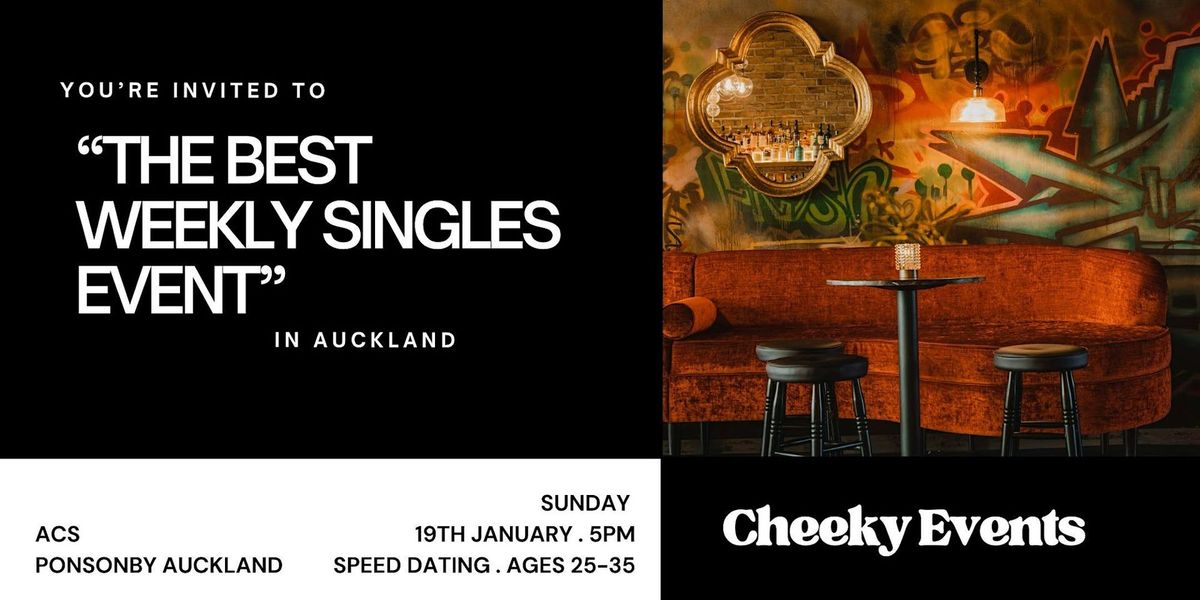 New Zealand Speed Dating Ponsonby Auckland, ages 26-44