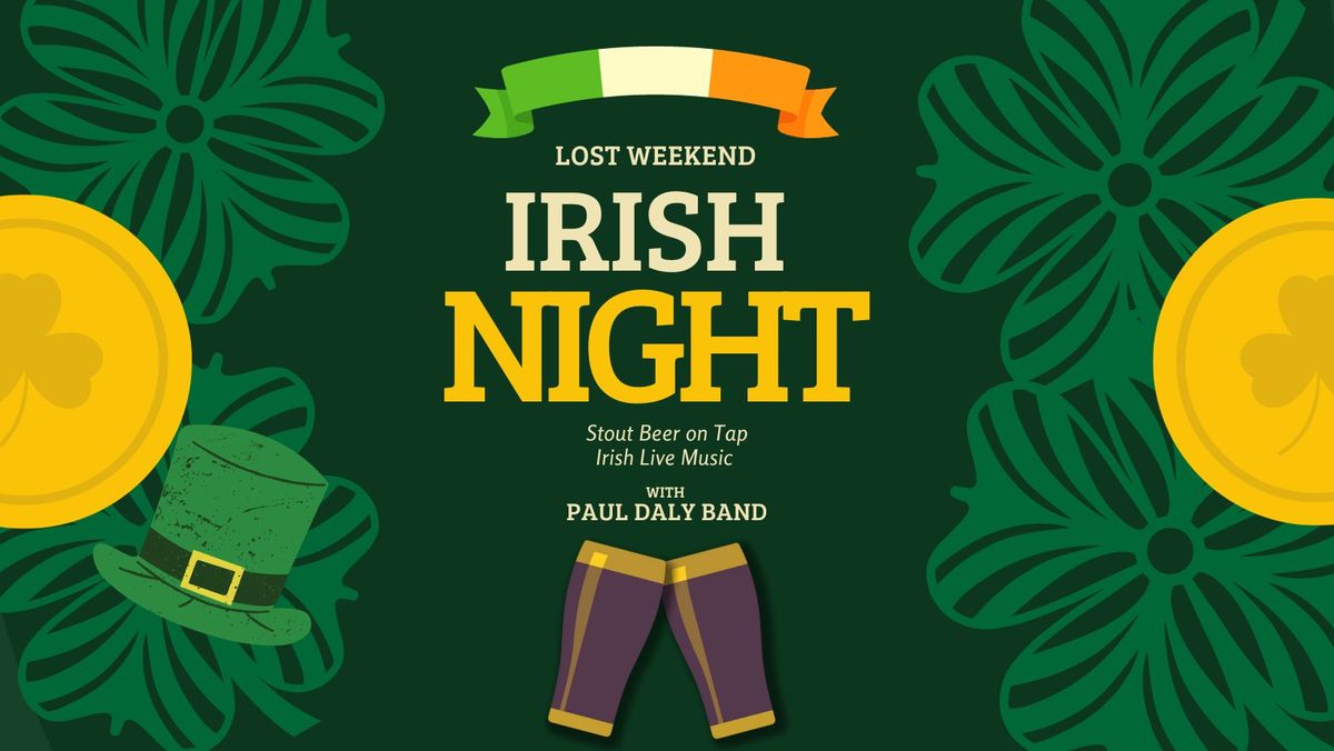 Irish Night with Paul Daly Band