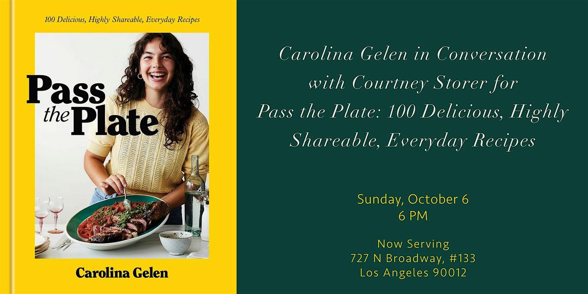 Carolina Gelen in Conversation for Pass the Plate