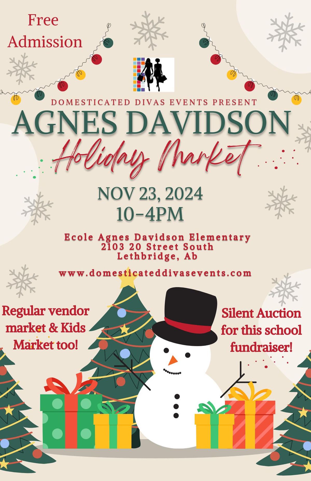 Ecol\u00e9 Agnes Davidson Holiday Market