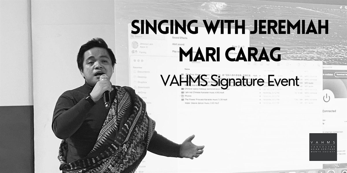 Singing with Jeremiah Mari Carag