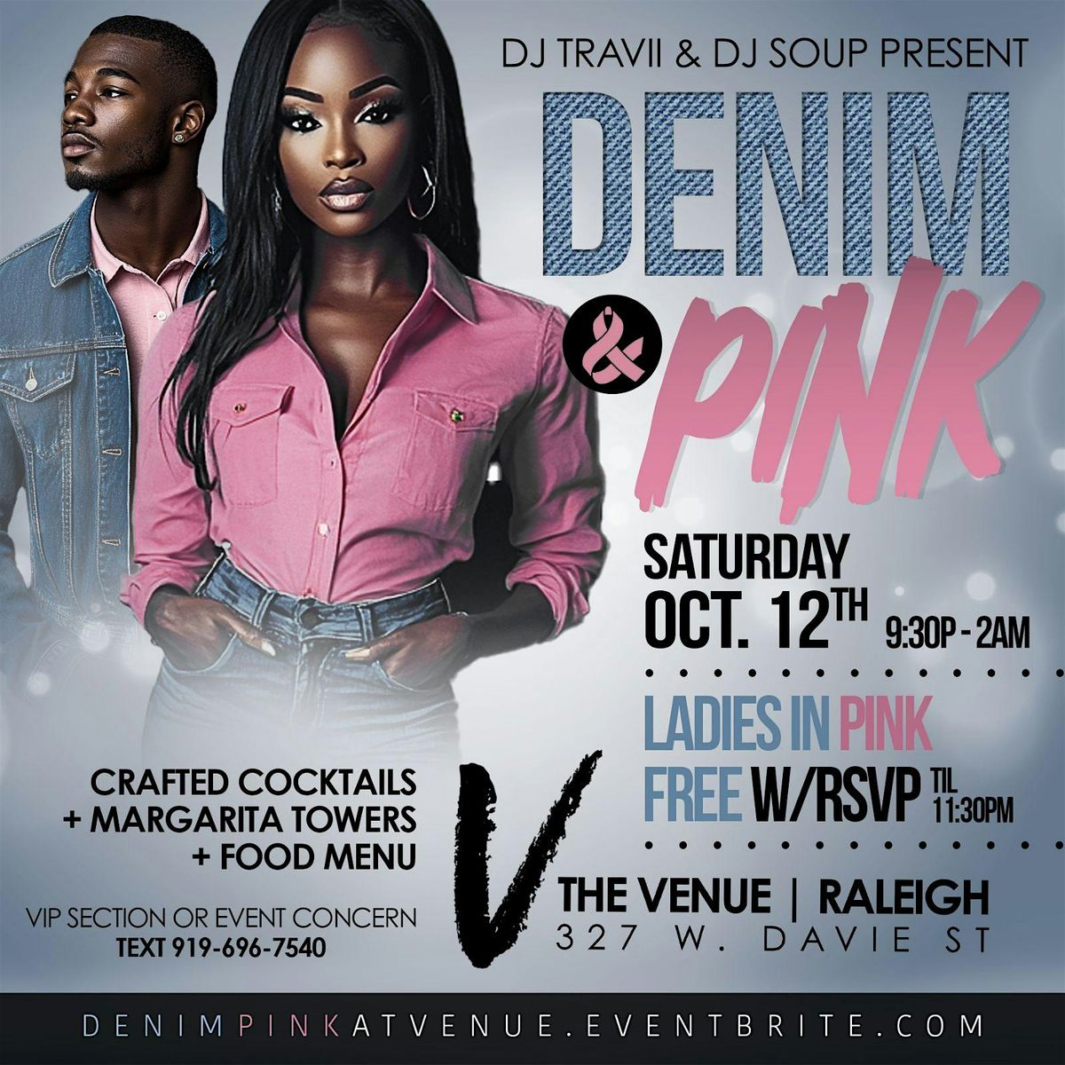 Denim & Pink At The Venue