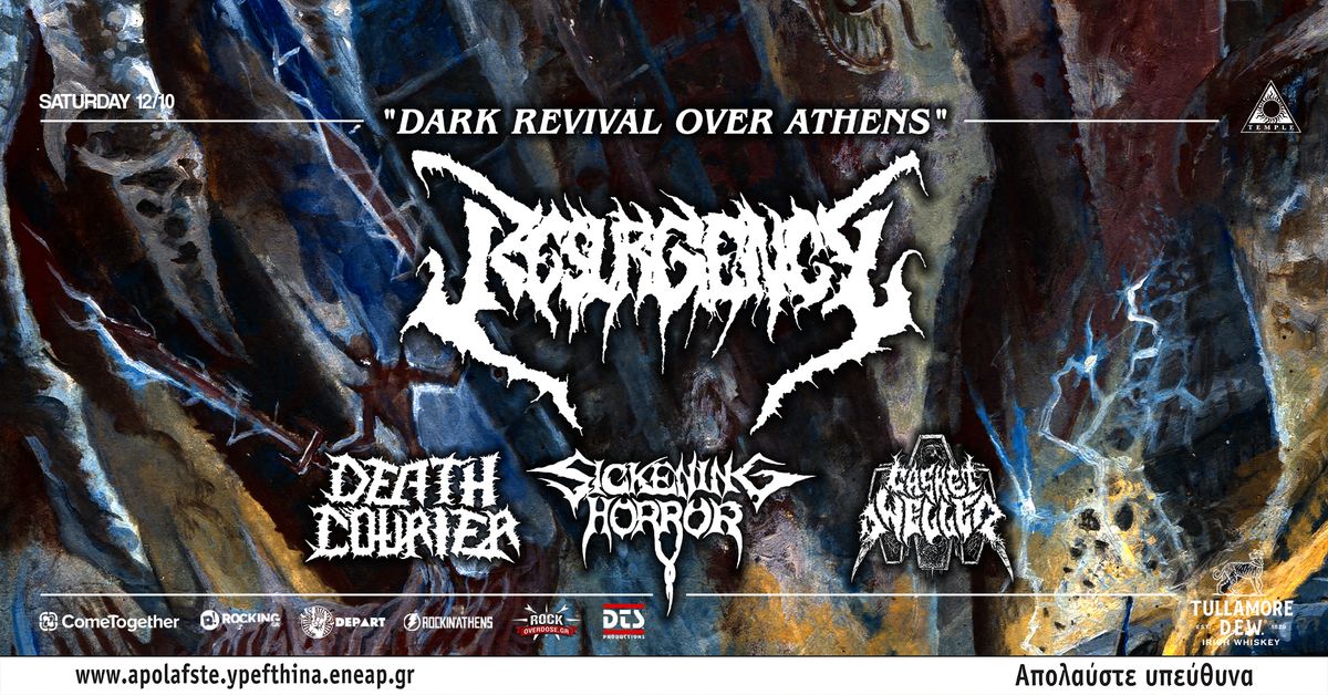 Resurgency + Death Courier + Sickening Horror + Casket Dweller live at Temple