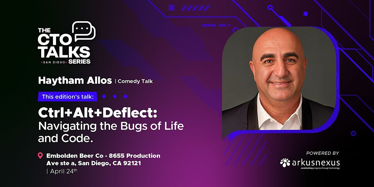 SD CTO Talks | Ctrl+Alt+Deflect: Navigating the Bugs of Life and Code