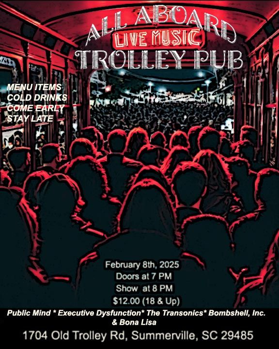 ALL ABOARD - LIVE MUSIC - TROLLEY PUB