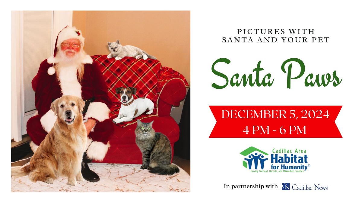 Pictures With Santa Paws