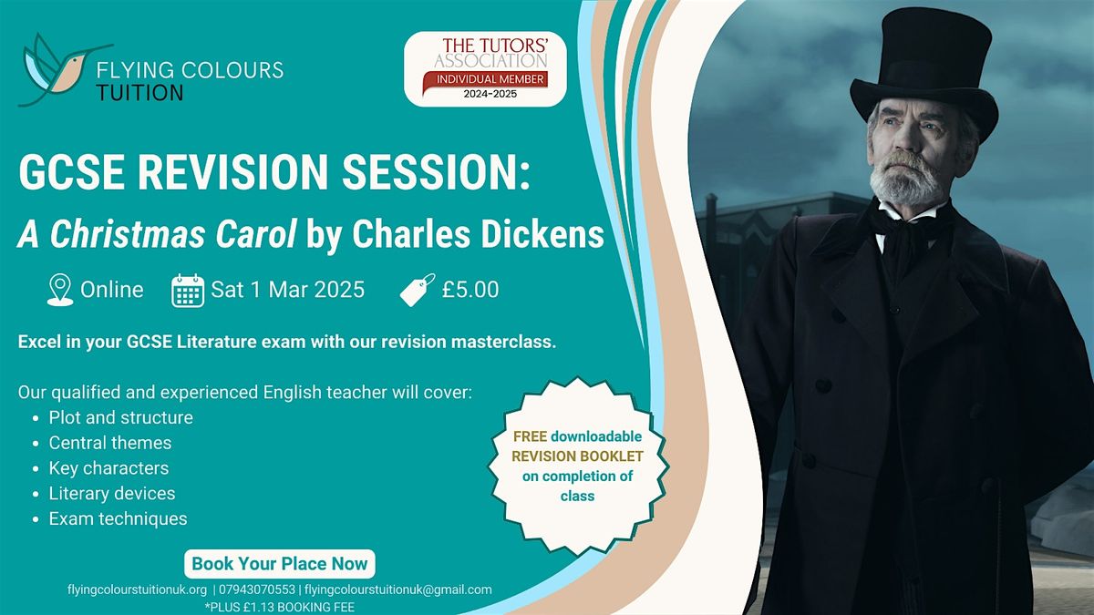 GCSE Revision Session: A Christmas Carol by Charles Dickens