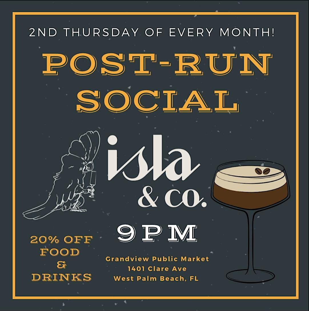 Isla & Co Post-Run Social