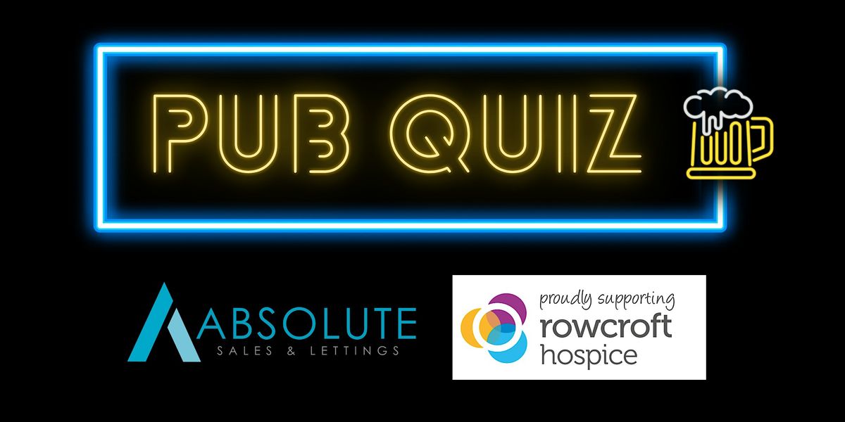 Rowcroft Hospice Pub Quiz Night