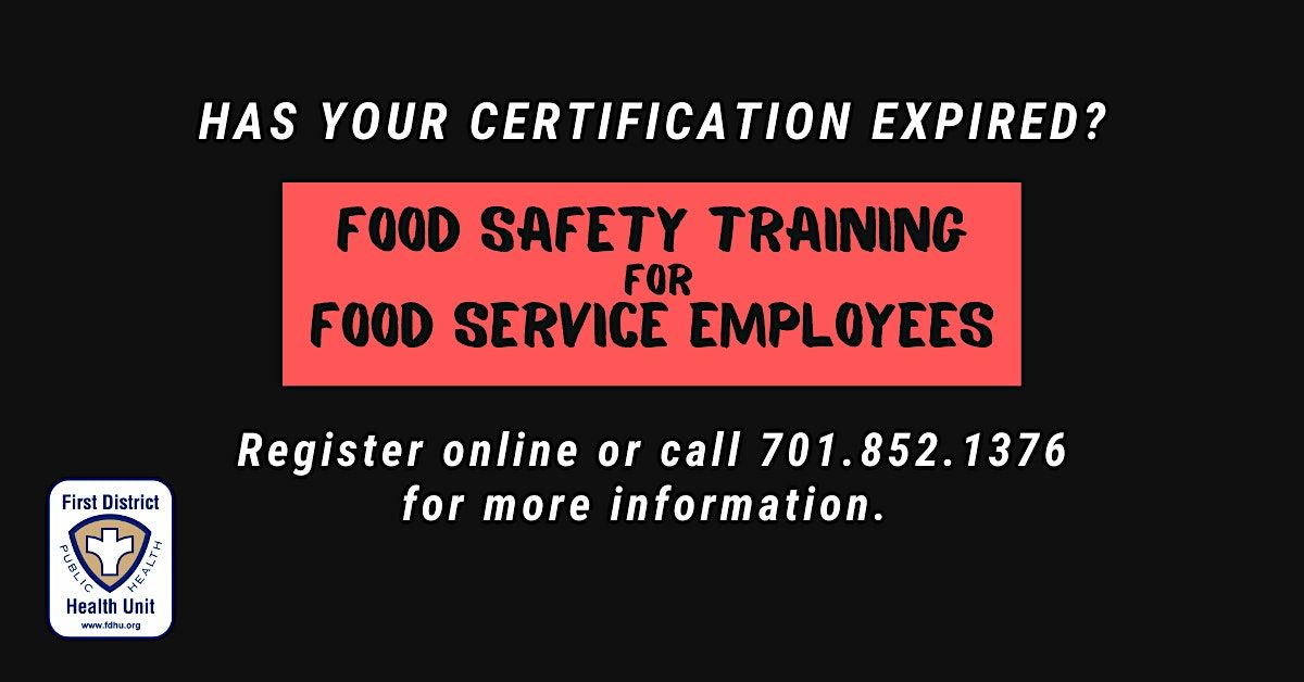 FDHU Food  Safety Certification