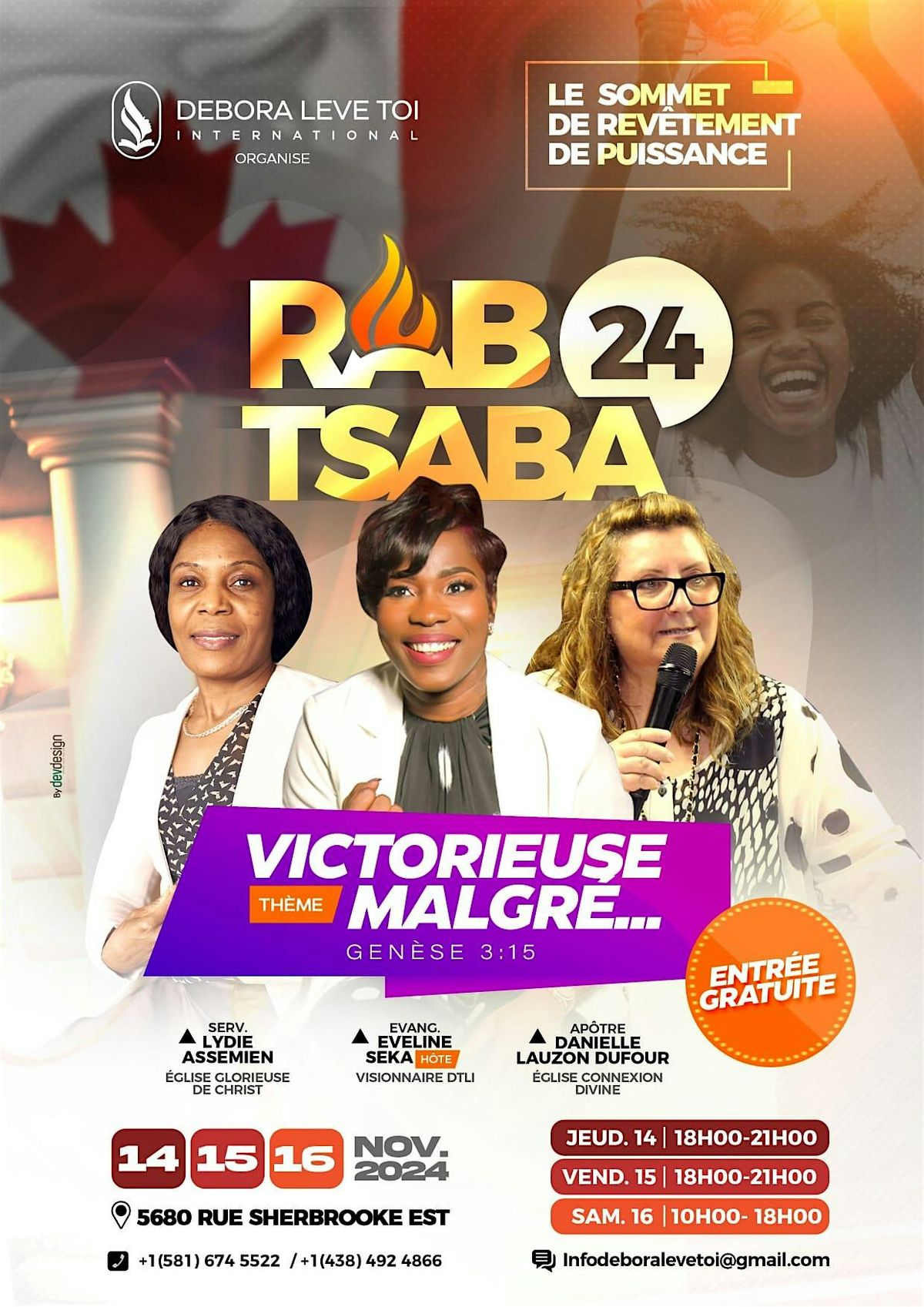 RAB STABA 2024: conf\u00e9rence Debora l\u00e8ve toi international