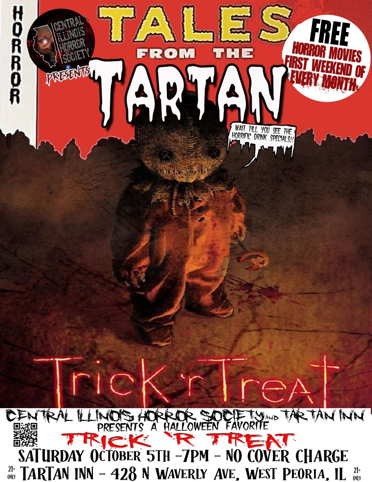 CIHS presents Trick 'r' Treat at the Tartan Inn