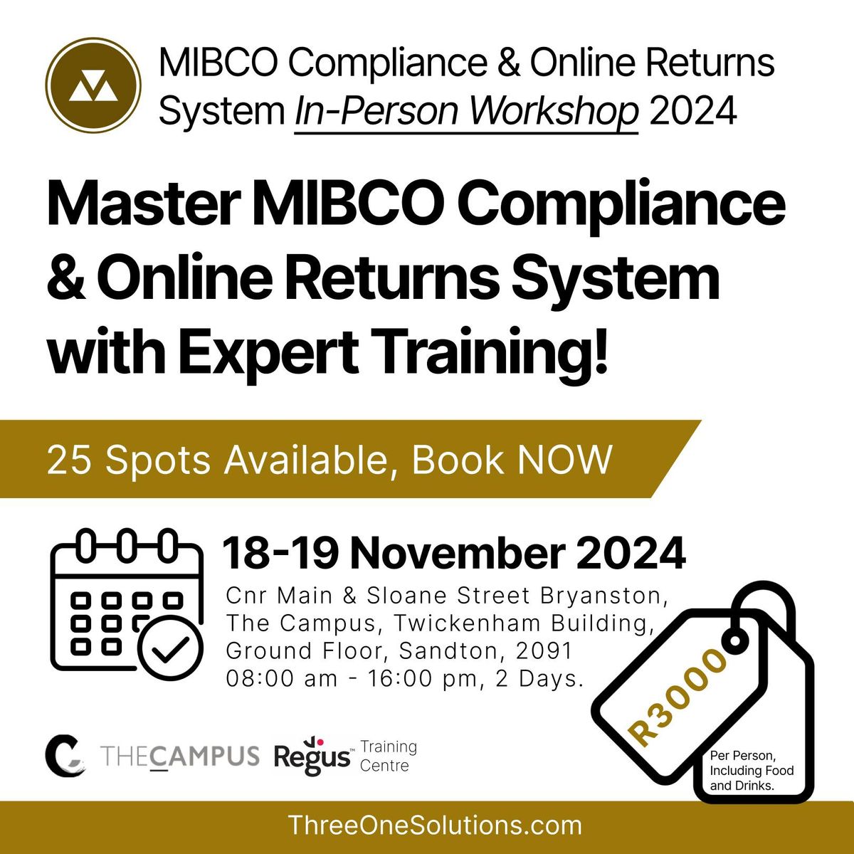 MIBCO Compliance & Online Returns Workshop