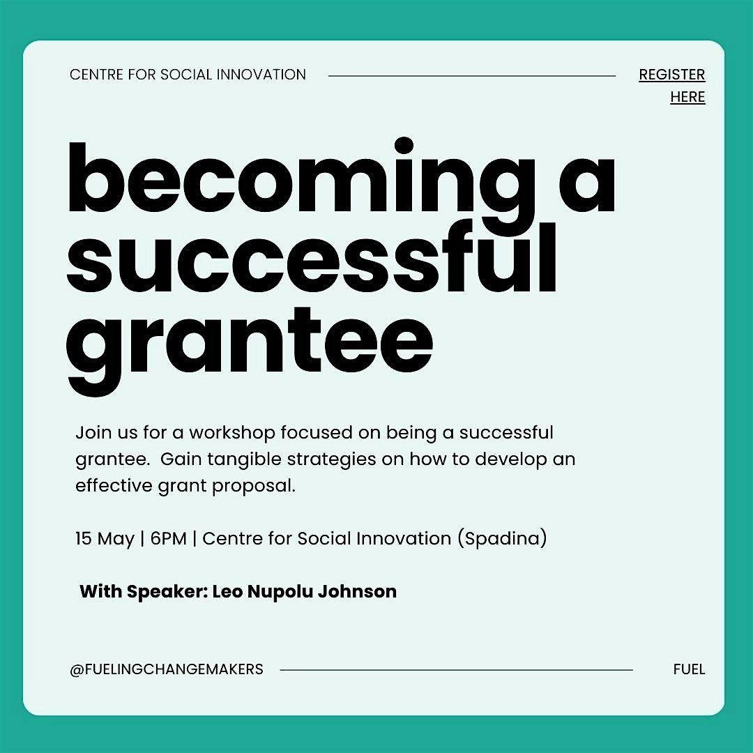 How to Be A Successful Grantee