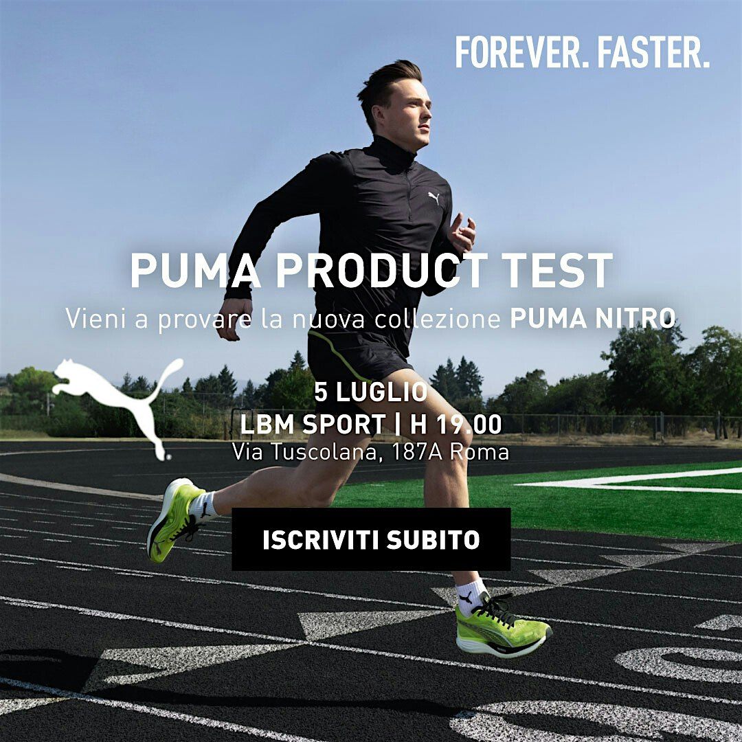 PUMA PRODUCT TEST x LBM SPORT