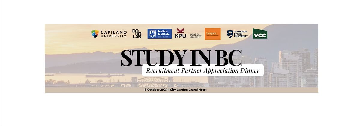 Study in BC - Recruitment Partner Appreciation Dinner