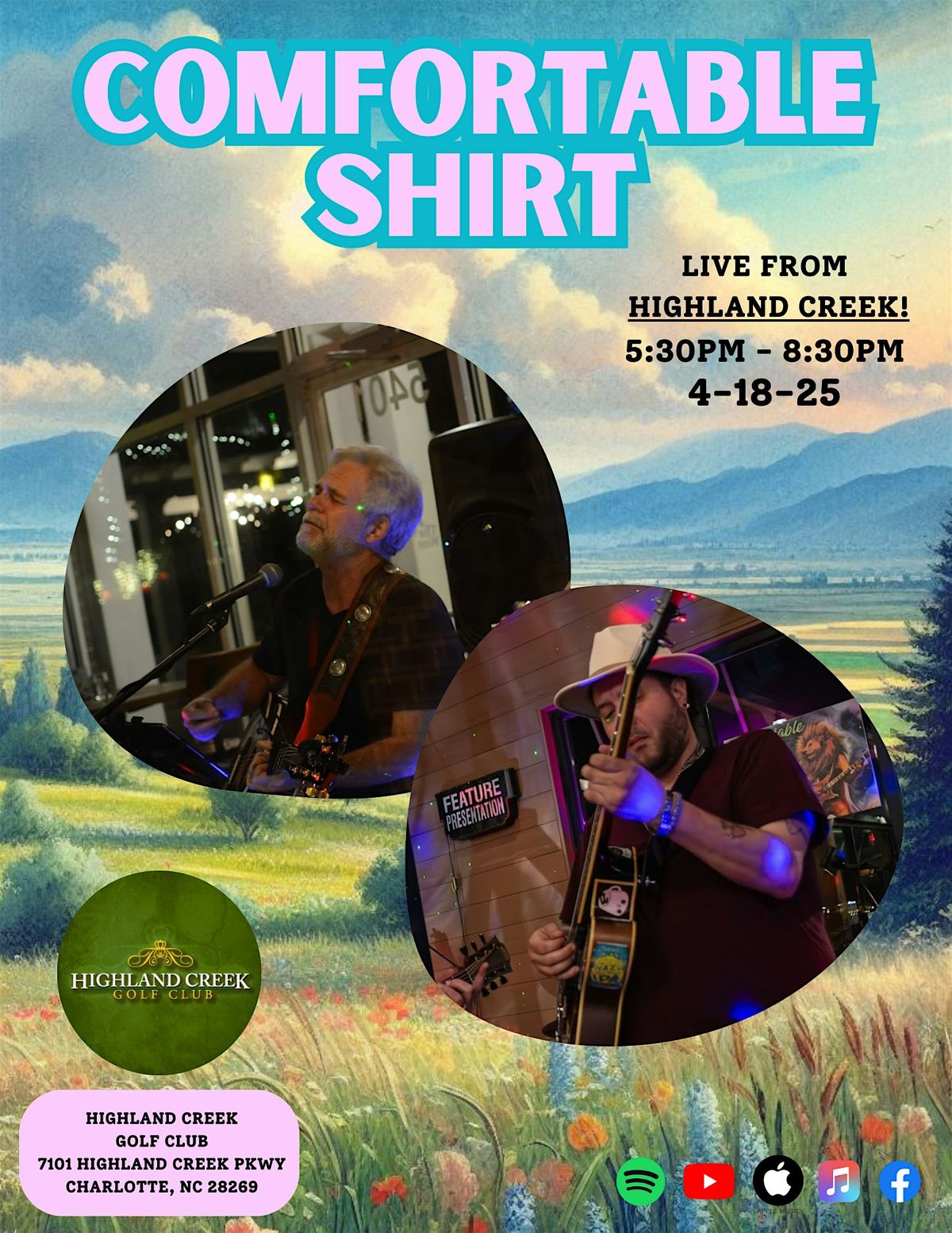 Comfortable Shirt: Live From Highland Creek!