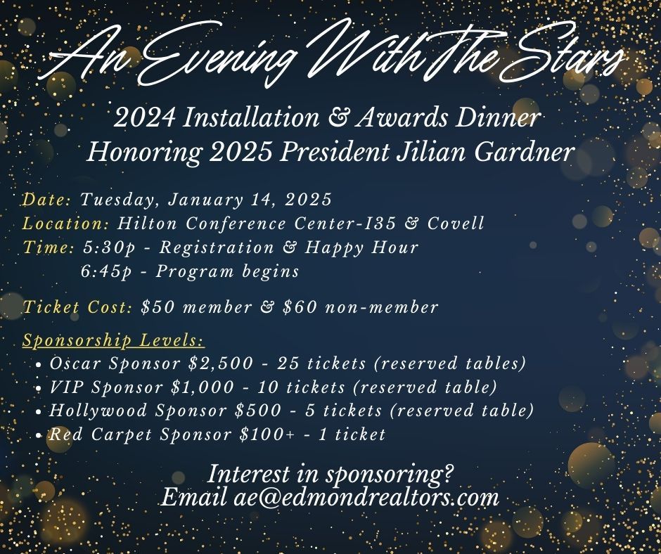 A Night with the Stars - 2024 EBR Installation & Awards Dinner