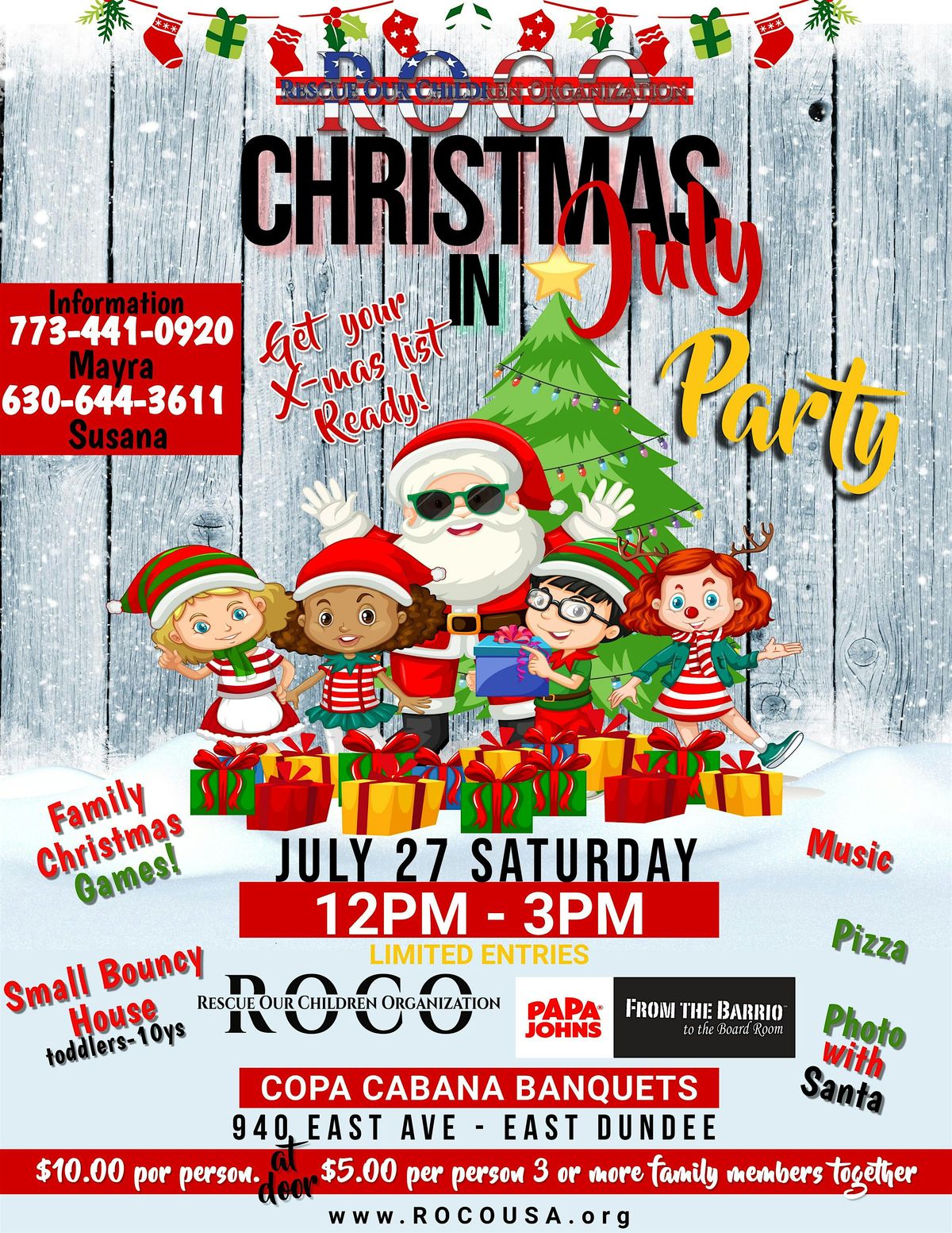 Christmas in July Festive Family Event
