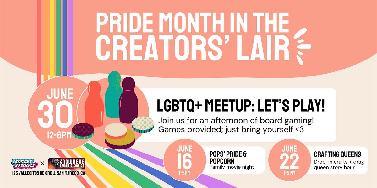 LGBTQ+ Meetup: Board Game Night
