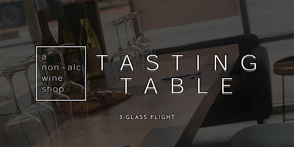 Non-Alc Wine Tasting Table