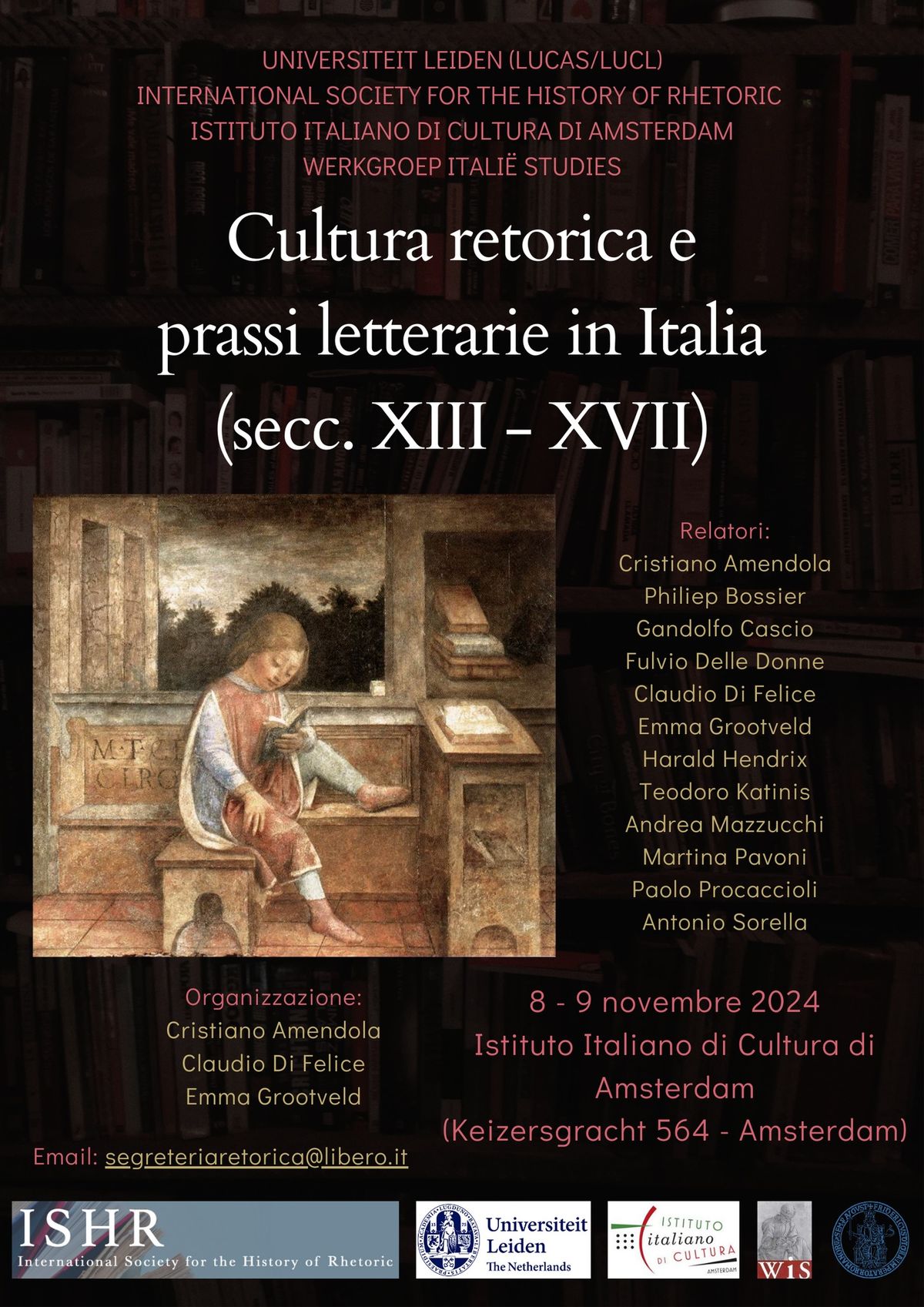 CONVEGNO: Cultura retorica e prassi letterarie in Italia (secoli XIII - XVI)