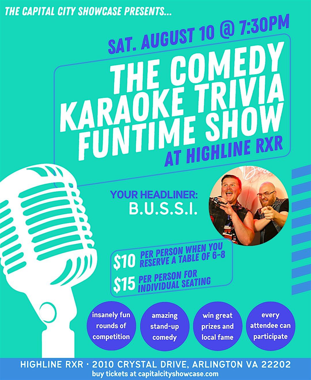 The Comedy Karaoke Trivia Funtime Show with B.U.S.S.I.