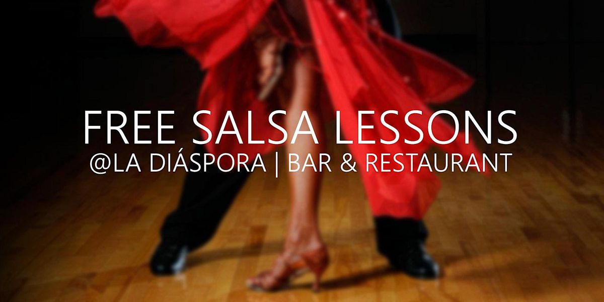 Free Salsa Lessons every Sunday at La Di\u00e1spora in Chinatown, New York City