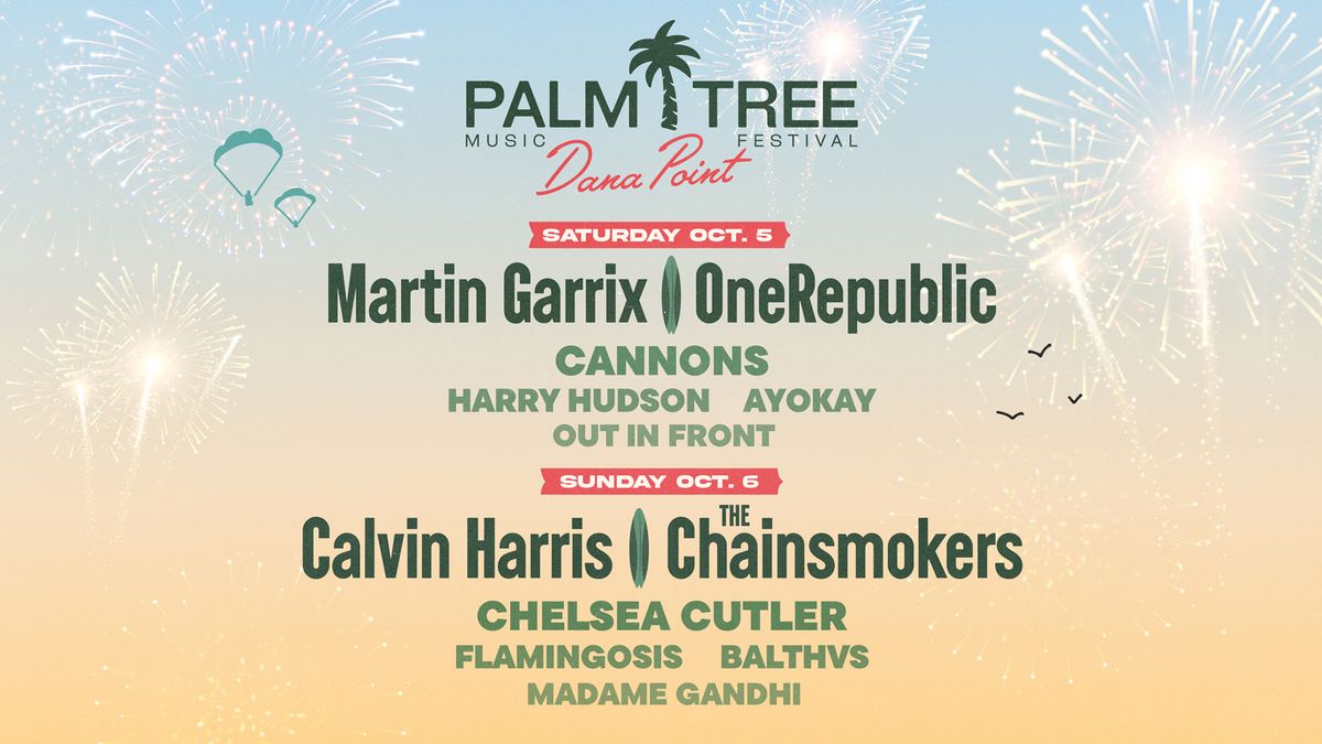 \ud83c\udf34 Palm Tree Music Festival 2024 feat. Martin Garrix, Calvin Harris & Friends @ Doheny State Beac