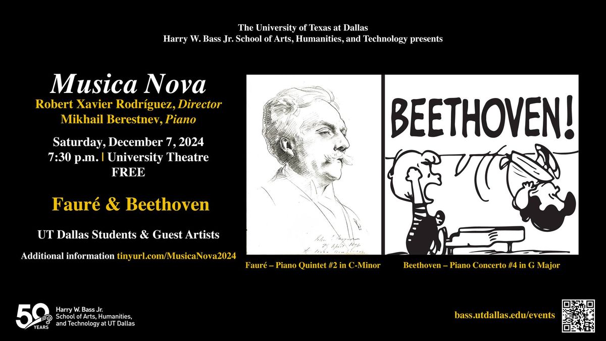 Musica Nova: Faur\u00e9 & Beethoven