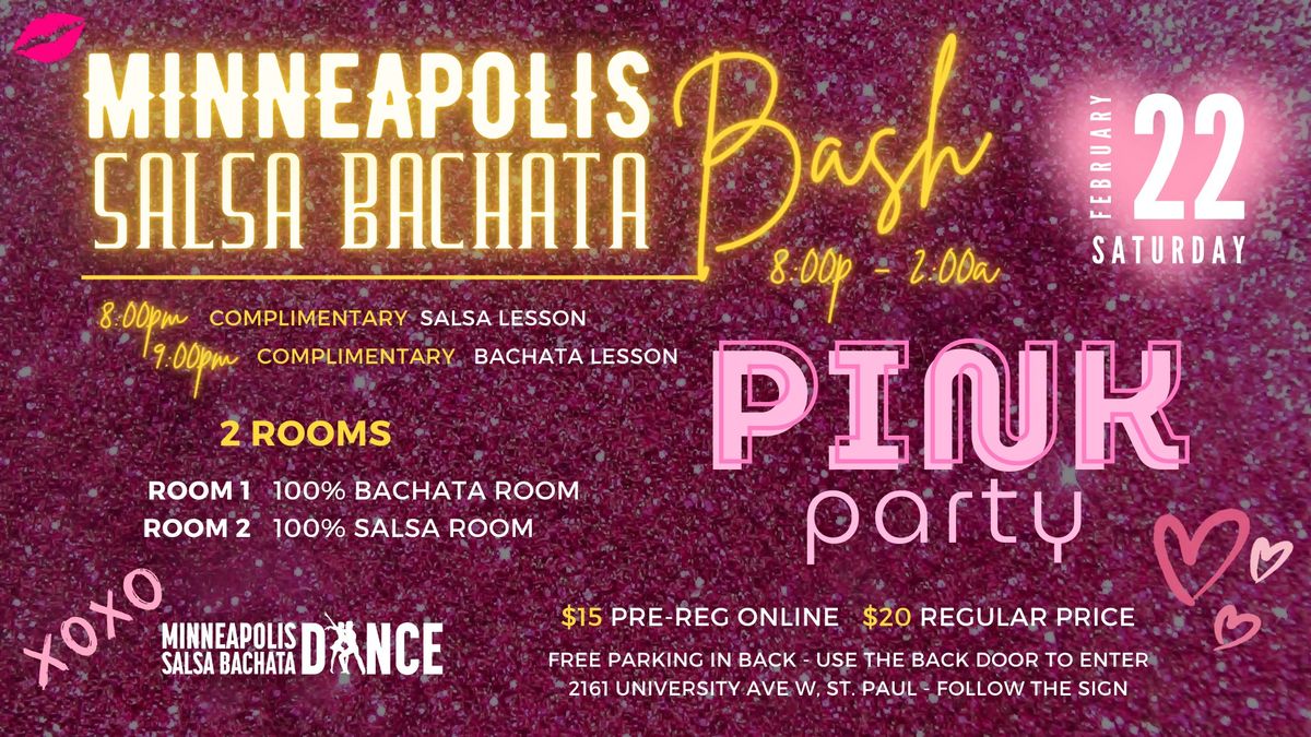 MINNEAPOLIS SALSA BACHATA BASH | PINK PARTY