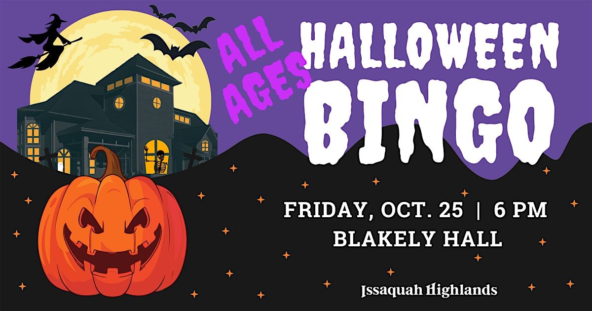 All Ages Halloween Bingo