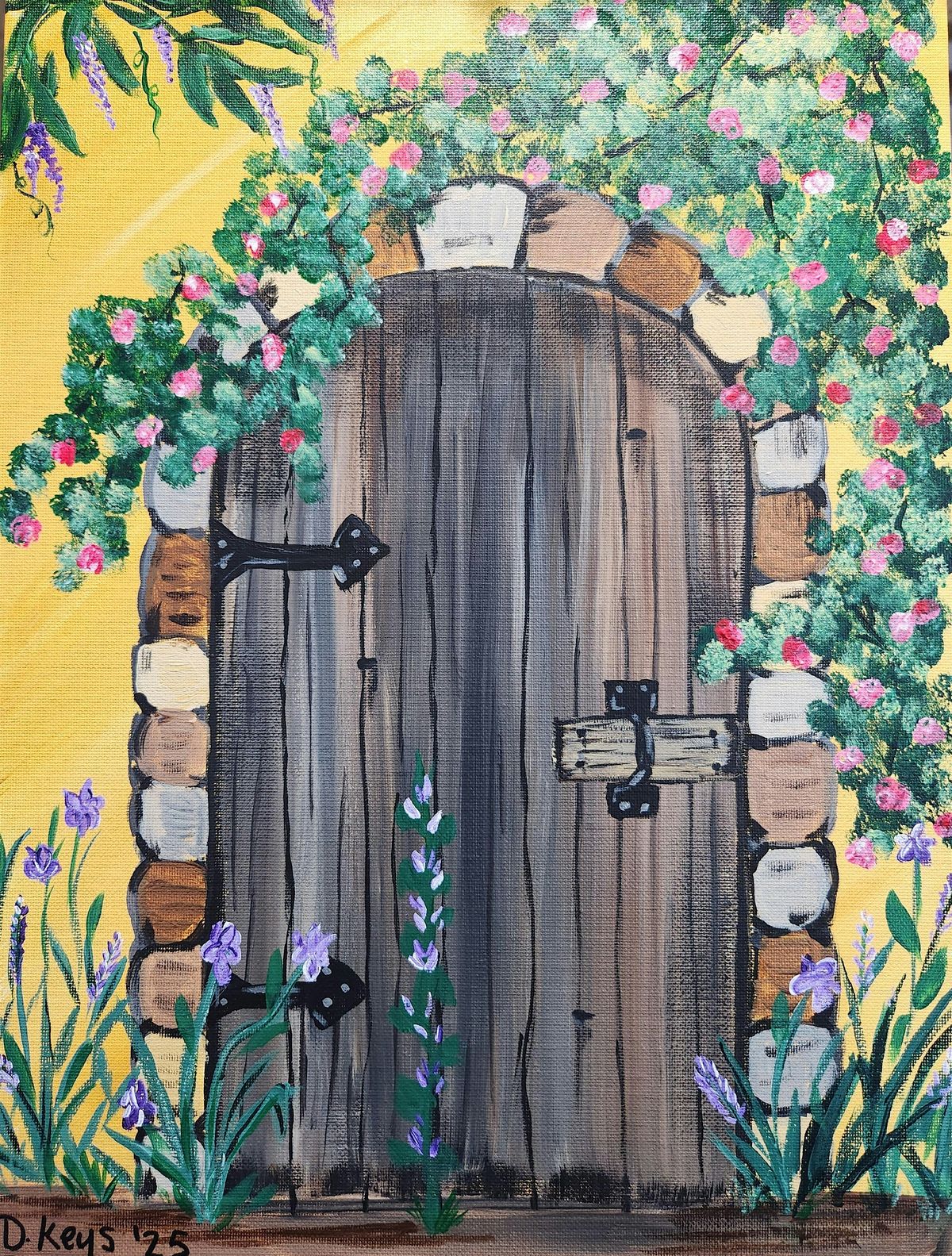 Paint & Sip - Bougainvillea