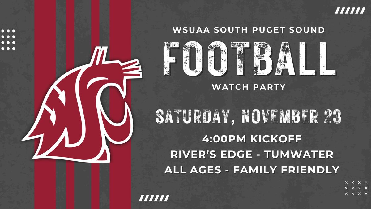 WSUAA South Puget Sound WSU vs. Oregon State Watch Party + TOY DRIVE